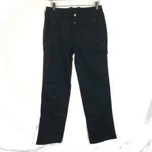 NWT Mens Size 28 28x31 1/2 NAU Black Stretch Organic Cotton Twill Chino Pants